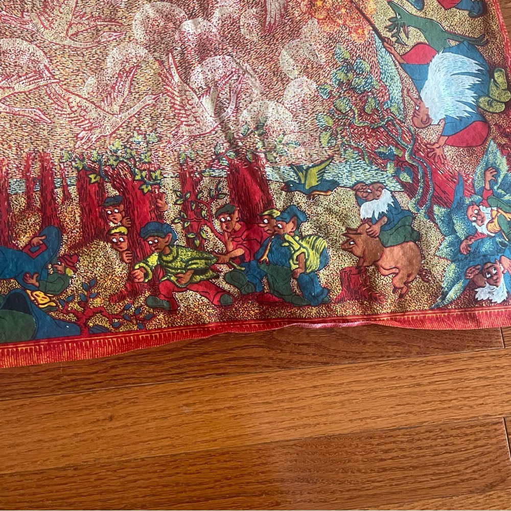 Dutch Java print panel Fairy Stories Fabric 45”x33” - Picture 4 of 7